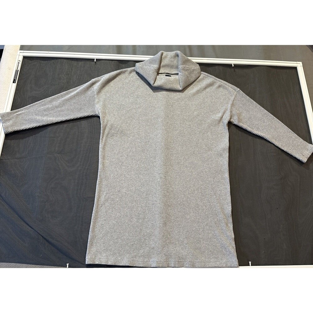 Gap Women's Turtleneck Sweater Pullover Long Sleeve Heather Gray Size M